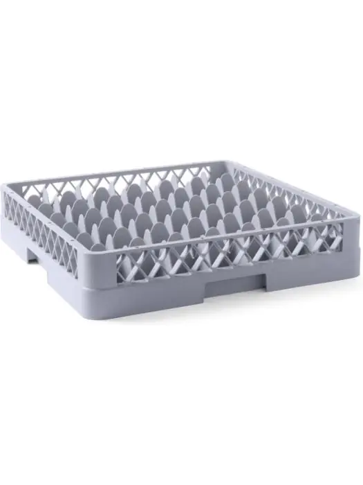 Vaatwaskorf voor glaswerk - Polypropyleen - H 10.4 X 50 X 50 CM - Hendi - 877012 877012 €22.95 Algemene afwaskorven