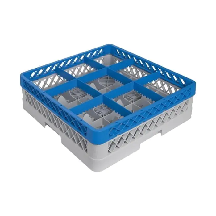 Voetglazenkorf - H 14 x 50 x 50 CM - 0.01 KG - Polypropyleen - Voetglazenkorf - CaterRacks - CR0921 CR0921 €22.00 Afwaskorven voor voetglazen
