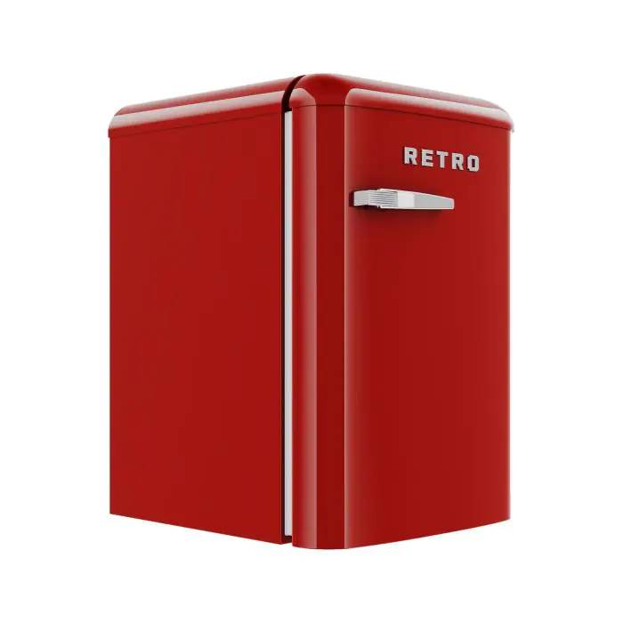 Koelkast Retro - 120 Liter - 1-Deurs - Statisch - Rood - G-Line HW-139384 €214.13 Tafelmodel koelkast