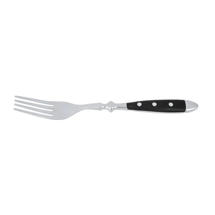 Tafelvork - 6 Stuks - Zwart Heft - RVS - L 20.2 CM - G-Line HW-139346 €12.95 Tafelvorken