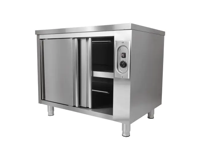 RVS Warmhoudkast - Schuifdeuren - H 85 x B 160 x D 70 CM - G-Line HW-033963 €789.00 Warmhoudkasten