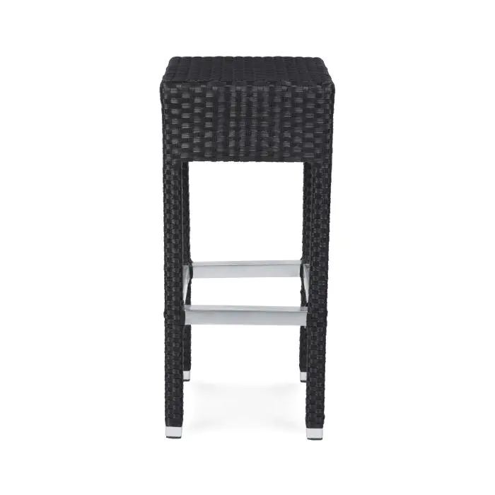 Terras Barkruk Mezza - Gevlocht - Zwart - Kunststof - G-Line HW-16766 €69.95 Terras barkrukken