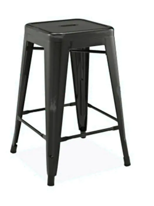 Barkruk Retro - Vintage Look - Zwart - Metaal - G-Line Hw-61218 €39.95 Horeca barkrukken