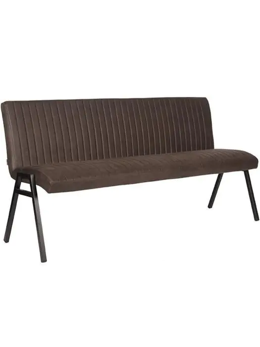 Eetbank - Matty - 175 CM - Microvezel - Antraciet - G-Line HW-129747 €299.00 Horeca eetbanken