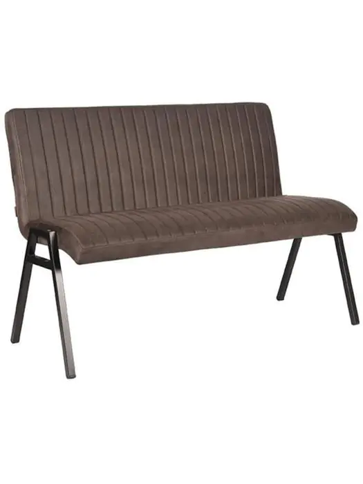 Eetbank - Matty - 120 CM - Microvezel - Antraciet - G-Line HW-129741 €199.00 Horeca eetbanken