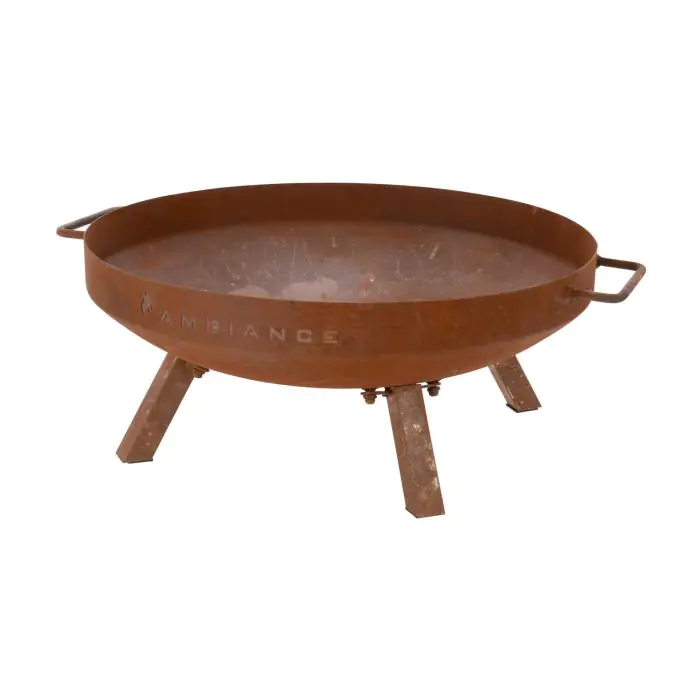 Vuurkorf - 4 Poten - Roest - Staal - Ø 55 CM - G-Line HW-137898 €53.00 Terras verwarmers