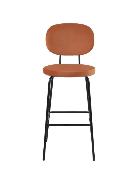 Barkruk Rondo - Oranje - Velvet - G-Line HW-139684 €59.95 Horeca barkrukken