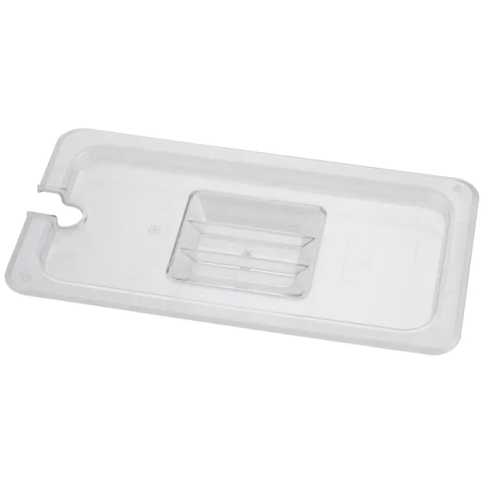 Gastronormdeksel - Polycarbonaat - 1/3 GN - Met Lepeluitsparing - Transparant - G-Line GL-139466 €3.99 GN deksels lepeluitsparing