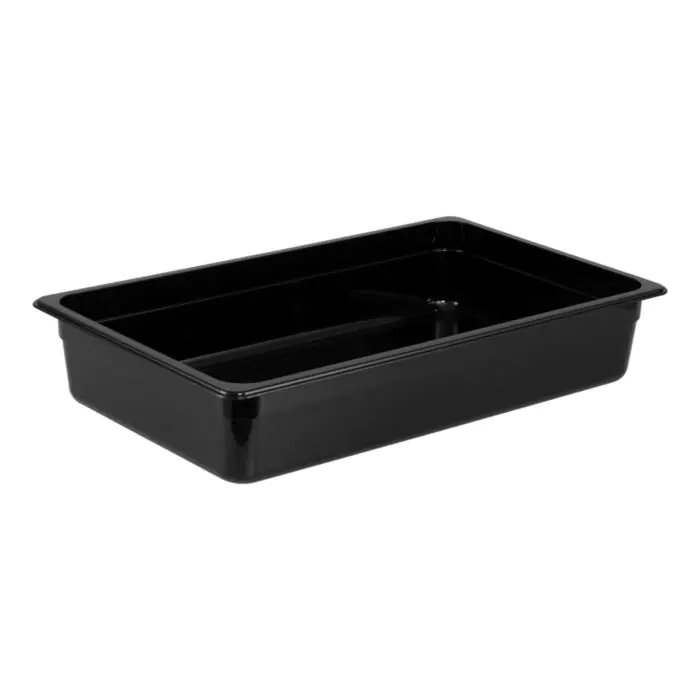 Gastronormbak - Polycarbonaat - 1/1 GN - 100 MM Diep - Zwart - G-Line GL-139418 €13.99 GN bakken zwart