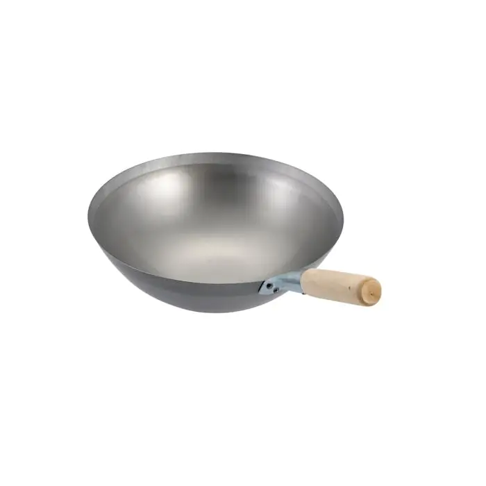 Wokpan - Ø35 CM - Ronde Bodem - G-Line GL-168564 €12.99 Wok