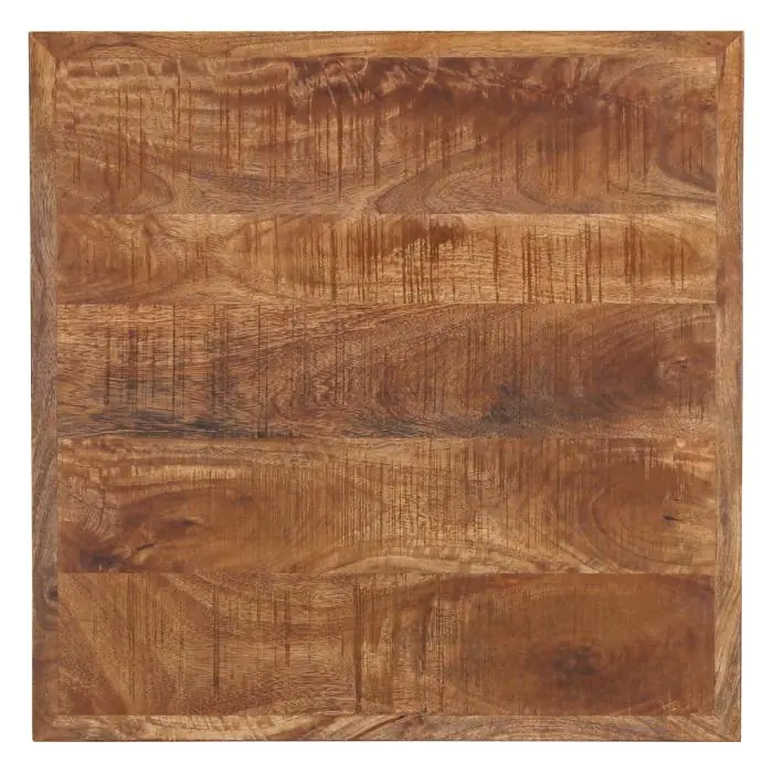 Tafelblad - Mango - 70 x 70 CM - Rough - G-Line 85275 €69.95 Horeca tafelbladen