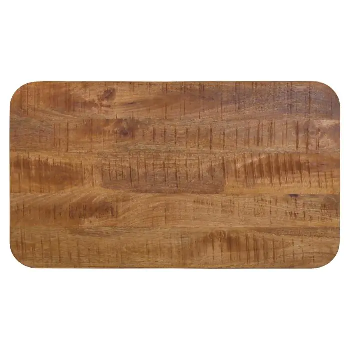 Tafelblad - Afgeronde Hoeken - Mango Rough - 120 x 70 CM - G-Line 130024 €119.95 Horeca tafelbladen