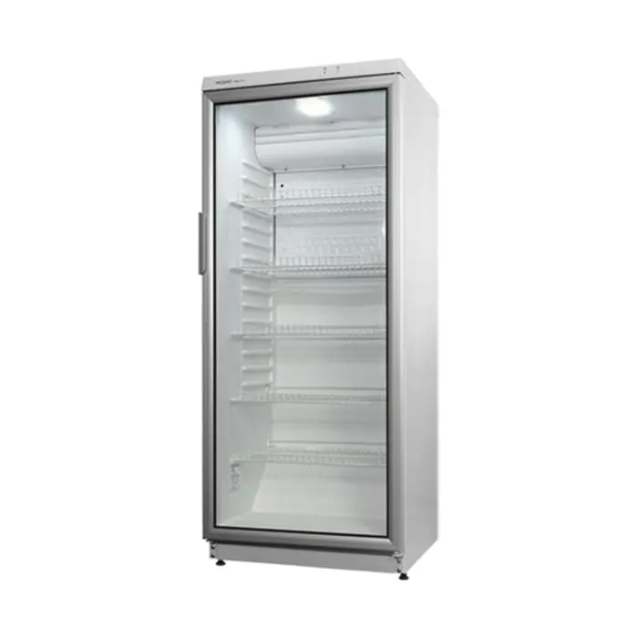 Koeler - H 145 x 60 x 60 CM - 58 KG - 220 - 240 V - 200 W - Geventileerd - R600A - Gemoffeld Plaatstaal - Wit - 290 Liter - +0°C / +10°C - Exquisit - 905301 E905301 €737.46 Koelkasten met glazen deur