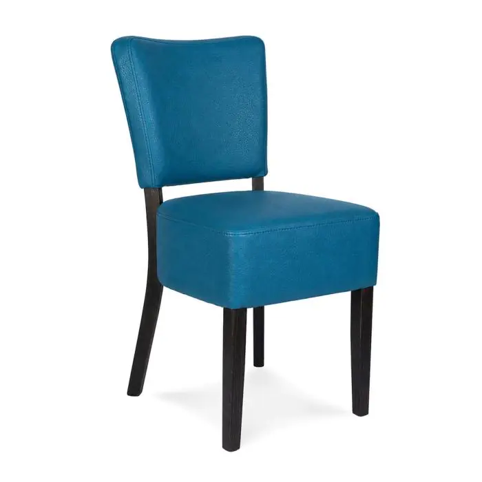 Stoel Rome -  Noten - Pu Petrol - Rugleuning - Op=Op GL-148916 €45.95 Binnen meubilair