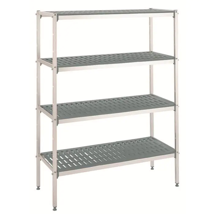 Stelling - H 175 x B 100 x D 40 CM - Kunststof / Aluminium - 4 Niveau's - G-Line GL-012347 €249.00 Stelling