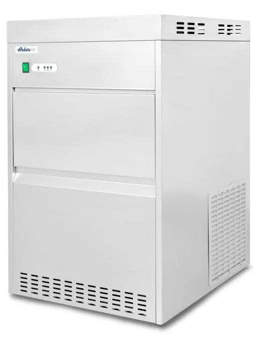 Vlokijsmaker - RVS - H 86.7 X 61.2 X 54.8 CM - Arktic - 271797 271797 €1,591.53 Schilfer ijsmachines