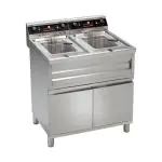 Friteuse - H 85 x 80 x 70 CM - 54.2 KG - 380 - 415 - Zonder - Stekker V - 9000 W - RVS - 12 Liter - Elektrisch - Caterchef - 508224 508224 €1,275.14 Friteuses 400 volt
