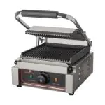 Contactgrill Solocompact - H 19.3 x 28.9 x 32 CM - 14 KG - 220 - 240 V - 1800 W - Gietijzer - Geribbeld - +50°C / +300°C - Caterchef - 688400 E688400 €148.31 Contactgrills