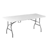 Tafel - Inklapbaar - Rechthoek - Wit - H 74 x B 152 x D 70 CM - G-Line GL-155405 €49.00 Inklapbare tafels