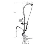 Voorspoeldouche - Met Mengkraan - RVS - G-Line HW-17508 €199.00 Mengkranen