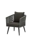 Loungeset Lille - 4-Delig - Antraciet - Rattan - G-Line HW-140804 €499.00 Terrastafel