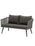Loungeset Lille - 4-Delig - Antraciet - Rattan - G-Line HW-140804 €499.00 Terrastafel
