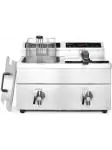 Inductie friteuse Kitchen Line - dubbel - RVS - H 40.6 X 48.5 X 58 CM - Hendi - 215029 215029 €612.46 Friteuses 230 volt