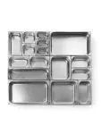 Gastronormdeksel met siliconenrand - RVS 1810 - 32.5 X 53 CM - Hendi - 802601 802601 €44.11 GN deksels siliconenrand