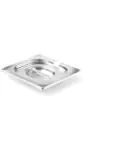 Gastronormdeksel met lepeluitsparing - RVS 1810 - 32.5 X 53 CM - Hendi - 805107 805107 €22.50 GN deksels lepeluitsparing