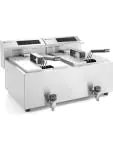 Friteuse Mastercook met aftapkraan digitaal - 2 x 8 l - RVS 180 - H 34.5 X 51.5 X 60.5 CM - Hendi - 207376 207376 €452.15 Friteuses 230 volt