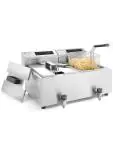 Friteuse Mastercook met aftapkraan digitaal - 2 x 8 l - RVS 180 - H 34.5 X 51.5 X 60.5 CM - Hendi - 207376 207376 €452.15 Friteuses 230 volt