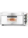 Pizzaoven - Elektrisch - H 27.5 x 56 x 58 CM - 230V - Zilver - Hendi - 220290 H220290 €264.61 Elektrische pizzaovens