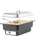 Chafing dish elektrisch Tellano - Polypropyleen RVS - H 28.4 X 34.8 X 57.3 CM - Hendi - H204825 H204825 €83.99 Chafing dish electrisch