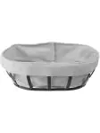 Broodmandje - Ovaal - Mat zwart - Hendi - 427125 427125 €11.95 Broodmanden