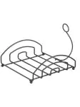 Servettenhouder - 20 x 20 CM - Mat zwart - Hendi - 427163 427163 €6.59 Servetstandaarden