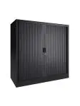 Roldeurkast - Zwart - H 118 x 120 x 43 CM - Proflight 20408 €389.00 Roldeurkasten