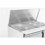 Saladette - 2x 1/1 GN + 1x 2/4 GN - 2-Deurs - RVS - 230V - H 87 x B 90 x D 70 CM - Combisteel 7950.0105 €539.00 Saladette