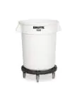 Wielbasis afvalcontainer - Grijs - Ø 46.4 x H 16.8 CM - Polyethyleen - Rubbermaid - L644 L644 €96.99 Overige
