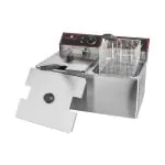 Friteuse - H 34.6 x 54 x 40.9 CM - 12 KG - 220 - 240 V - 3250 W - RVS - 8 Liter - Elektrisch - Caterchef - 688208 688208 €199.00 Friteuses 230 volt