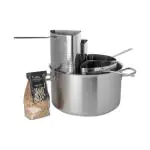 Pasta-Kookpan - H 25 CM - 0.001 KG - Ø40 CM - RVS 18/10 - 31.4 Liter - Pujadas - 720123 E720123 €217.56 Pastakookpan