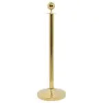 Afzetpaal - Ronde Kop - Goud - RVS - H 100 CM x Ø50 - Securit RS-CL-GO-SET €90.95 Sierkoord en afzetpalen