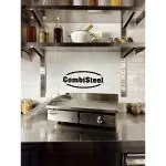 Bakplaat - Elektrisch - RVS - 230V - H 23 x B 73 x D 51 CM - Combisteel 7455.1080 €200.88 Bakplaat elektrisch