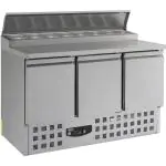 Saladette - 3-Deurs - RVS - 230V - H 97 x B 136.5 x D 70 CM - Combisteel 7950.0100 €935.00 Saladette