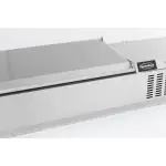 Opzetvitrine - Deksel - 3x 1/3 GN - RVS - 230V - H 22.5 x B 120 x D 39.5 CM - Combisteel 7450.0031 €440.00 Vitrine met rvs deksel