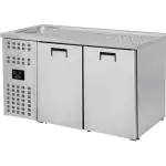 Bierkoeler - 2-Deurs - 230V - H 95 x B 155 x D 70 CM - Combisteel 7489.5315 €2,294.22 Fustenkoeling