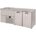 Bierkoeler - 2-Deurs - 230V - H 95 x B 195 x D 70 CM - Combisteel 7489.5325 €2,605.74 Fustenkoeling