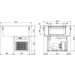 Ijsbak - Drop-In - 230V - H 67.8 x B 83.5 x D 72 CM - Combisteel 7495.0110 €2,370.12 ijsvitrines