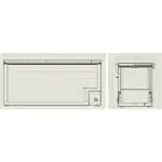 Vrieskist - RVS Deksel - 572 Liter - Wit - 230V - H 84 x B 177.5 x D 74.3 CM - Combisteel 7151.1120 €798.00 Horeca vrieskisten