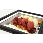 Schepijsvitrine - Bedieningszijde Open - Tafelmodel - Wit - 230V - H 37.5 x B 67 x D 75 CM - Combisteel 7292.0005 €905.07 ijsvitrines