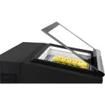Schepijsvitrine - Bedieningszijde Open - Tafelmodel - Zwart - 230V - H 37.5 x B 67 x D 75 CM - Combisteel 7292.0010 €963.00 ijsvitrines